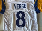 Jared Verse Autograph Signed Rams Football Custom Jersey - BAS