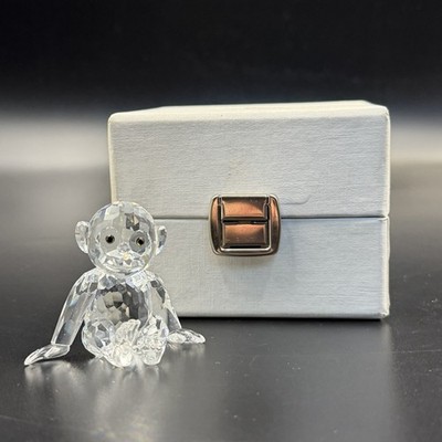 Swarovski Kristall Schimpanse Affe 221625 Ornament afrikanische Wildtiere OVP sehr guter Zustand