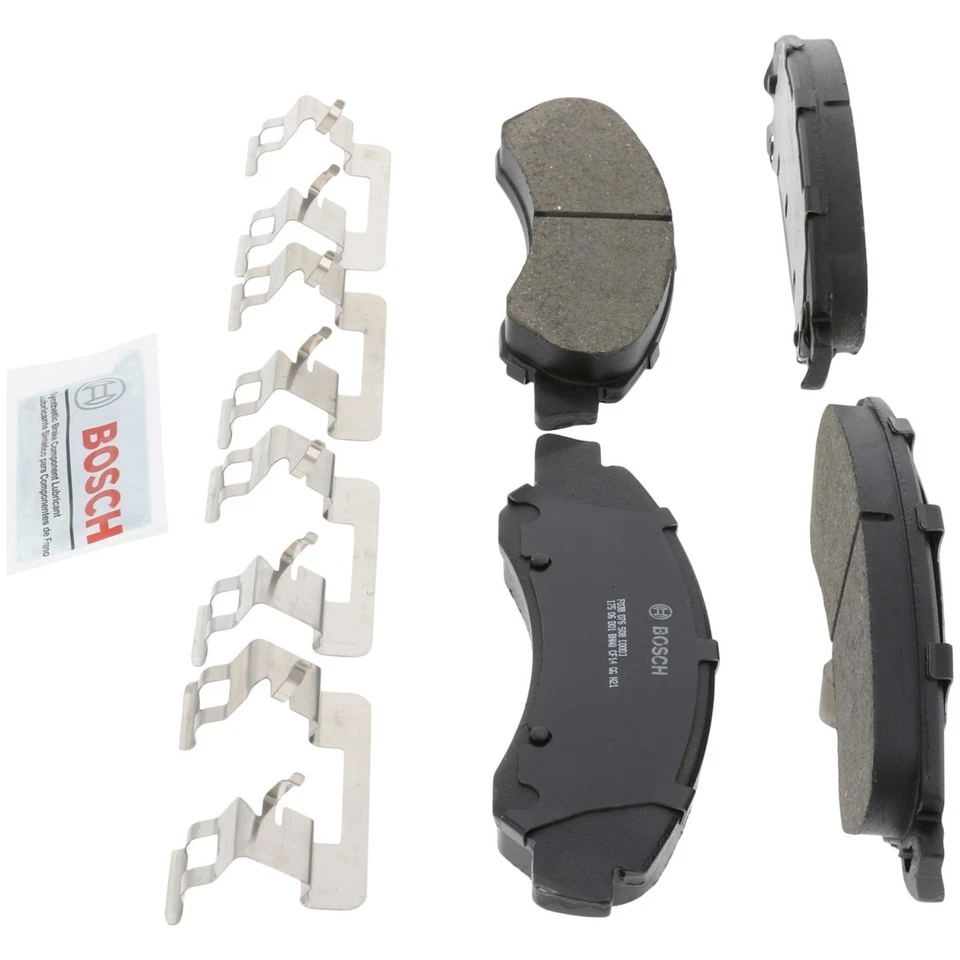 Juego de pastillas de freno delanteras BC1092 Bosch de 2 ruedas para Chevy Yukon Suburban Chevrolet Foto 2 de 4