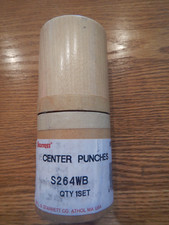 New Starrett S264WB Center Punch with Square Shank Set, 1/16-1/4" NR