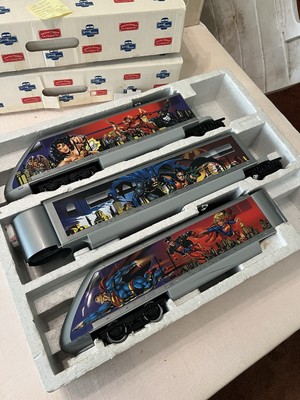 LEHMANN LGB 92950 DC COMICS G SCALE TRAIN SET BATMAN SUPERMAN C7