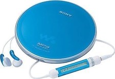 Sony CD Walkman D-NE730 Portable CD Player Blue MP3 Used Very Good