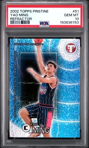 Yao Ming 10 Graded Basketball Sports Trading Cards & Accessories