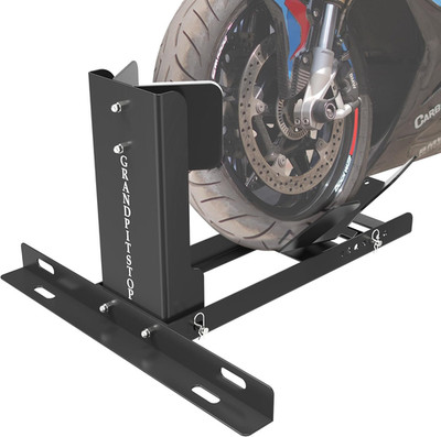 Universal Wheel Chock for Motorcycle Stand for Trailer Completely Adjustable Det