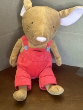 Kohl's Cares If You Give A MOUSE A Cookie 12" Plush Red Overalls