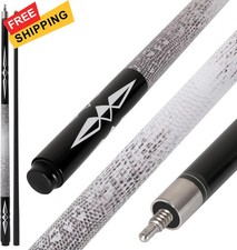 Bastoncini stecca da biliardo in fibra di vetro grafite composita bianca 21 oz