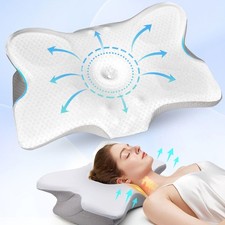 Cervical Pillow for Neck Pain Relief,Orthopedic Neck Support Pillow for Side --