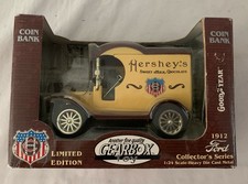 GearBox 1912 Ford Hershey's Chocolate Truck Bank 1/24 With Box Limited Edition