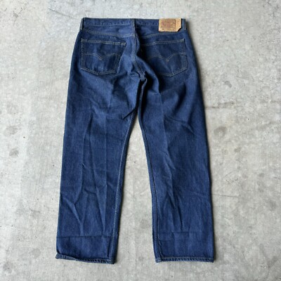 Vintage 90s Levi's 501 Jeans Mens Sz 38x30 Made in Mexico Dark