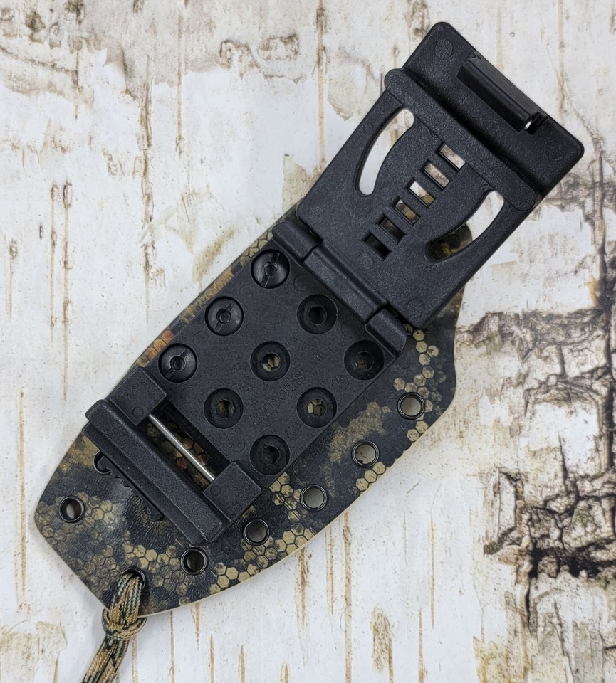 KYDEX SHEATH (ONLY) FOR CONDOR BUSHLORE 60005, COMBAT CLIP, HANDMADE ...