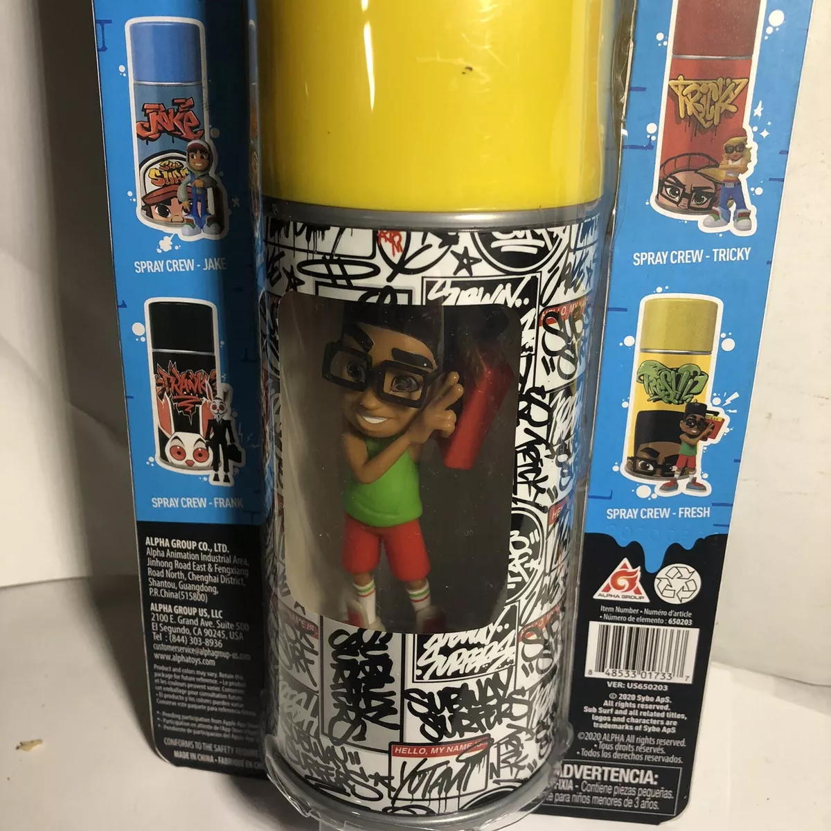 NEW Subway Surfers Spray Crew Fresh VHTF