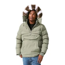 Jordan Craig Anorak Puffer Men's Jacket Army Green 91627-AG