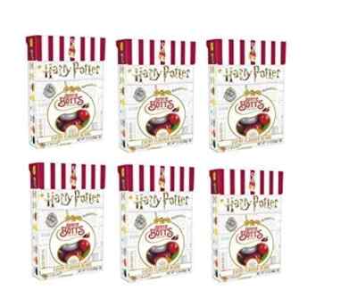 Harry Potter Bertie Botts Every Flavor Beans, 1.2oz boxes ~ 6 Pack