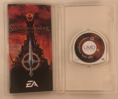 Jeu PSP Le Seigneur Des Anneaux Tactics - État Très Bon - Version Française