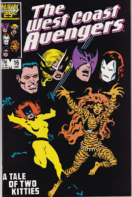 WEST COAST AVENGERS Vol. 2 #16 January 1987 MARVEL Comics - Whirlwind