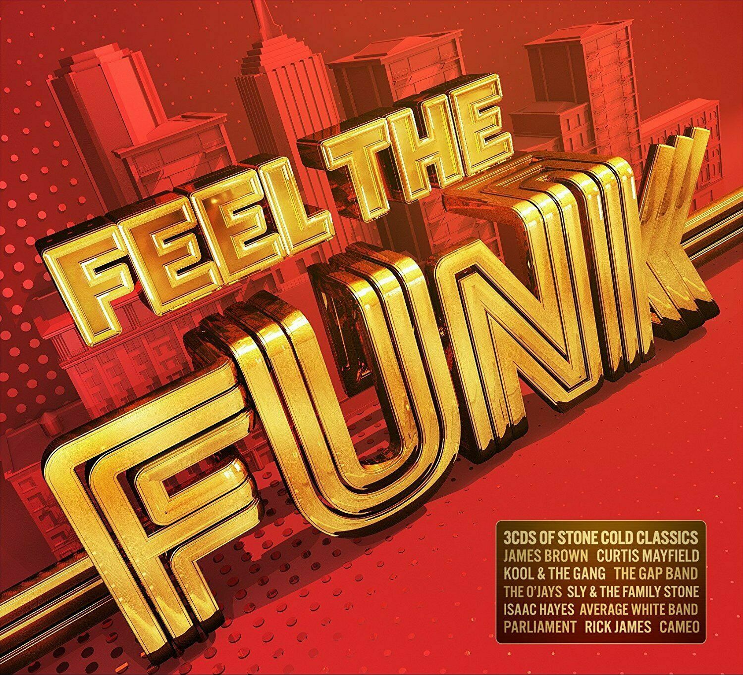 Feel The Funk NEW 3XCD Hits By Curtis Mayfield, Edwin Starr, Isaac Hayes Cameo +