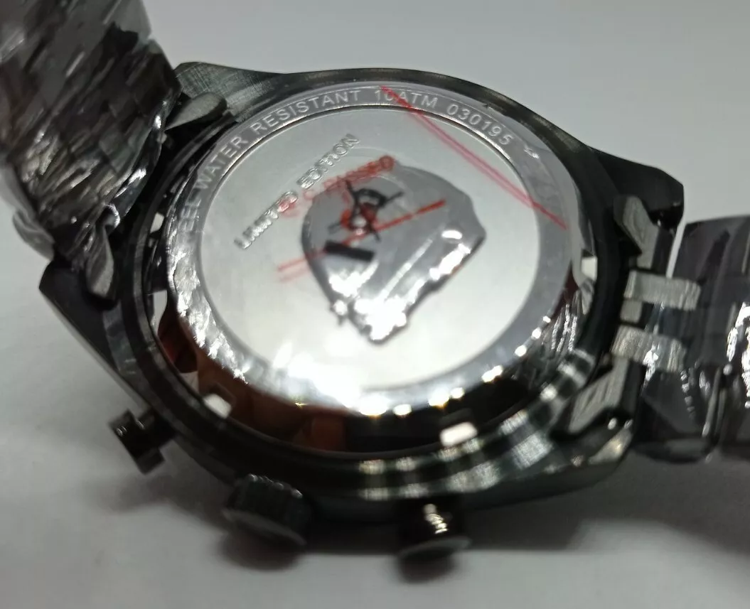 Men s Watch Chrono Lorenz Great Award Limited Edition Black Bracelet Jubilee