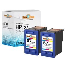 2PK Replaces HP 57 Color Ink Cartridge for HP Photosmart 7450 7550 7660
