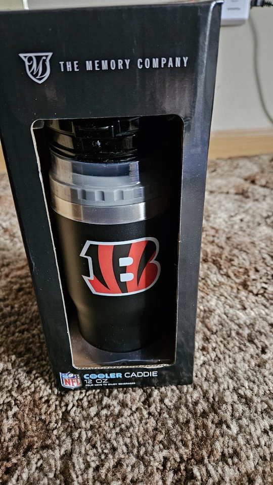 The Memory Company Cincinnati Bengals Cooler Caddie 12 OZ NUEVO EN CAJA Foto 3 de 3
