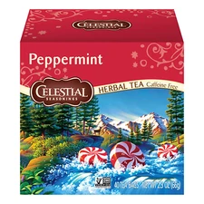 Celestial Seasonings Herbal Tea, Peppermint, Caffeine Free, 40 Tea (Pack of 6)