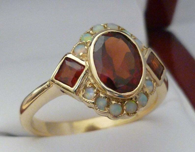 Garnet and opal deals