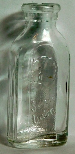 MUÑECA DE CRISTAL DE COLECCIÓN AÑOS 50 BIBERÓN SOL BEBÉ EN RELIEVE SIN PEZÓN - Imagen 3 de 3