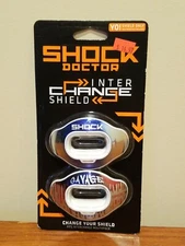 Pack of 2x Savage Lip Guard Shields for Shock Doctor Interchange Mouthpiece