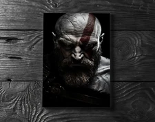Kratos God of War Video Game Poster Print - No Frame