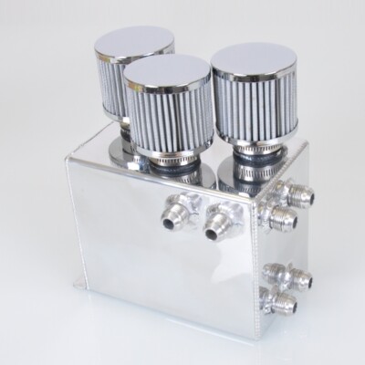 Arlows 3,0 Liter Aluminium Dash 10 Ölcatchtank für KuWeGe Entlüftung
