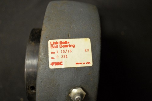 LINK BELT BALL BEARING PE 331 SIZE 1 - 15/16 ~ MADE IN USA ~ - Picture 2 of 7