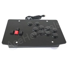 RAC-J500K Leverless Hitbox-Style Fightstick � All Button Controller for PC