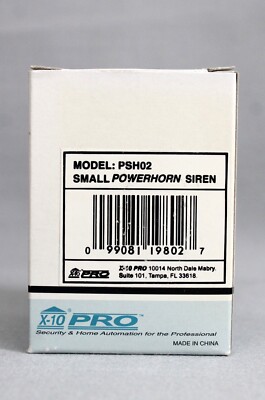 X10 Pro Small Power Horn Siren Model PSH02