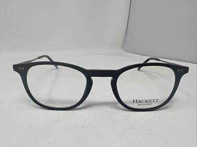 Hackett Bespoke HEB158 02 48/22 145 Blk Men s Eyeglass Frames EE17 