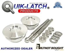Quik-Latch QL-38 Series Low Profile Machined Hood Pin Kit QL-38-LP 