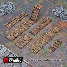 Gaming Terrain - Gangways, Ladders & Stairs - Warhammer DnD Pathfinder Mordheim