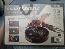 ROKR Mechanical Puzzles Scout Beetle, 3D Metal Model Kits New - Sealed Red