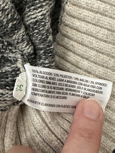 Goodfellow Women’s Gray/Beige Oversized Cardigan Sweater -L - Picture 8 of 8
