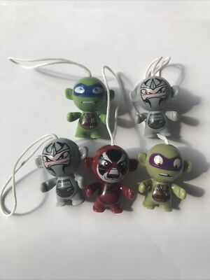 Kinder Ei Twisthead Teenage Mutant Ninja Turtles x 5 Schlüsselanhänger Figuren Spielzeug