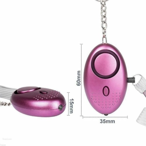 140dB Personal Alarm Keychain Rape Attack Panic Safety Torch Keyring Security AU - Picture 6 of 18