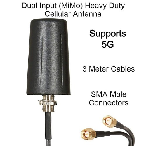 5G 4G LTE MiMo-Outdoor Broadband Mobile Antenna Vehicle External Antenna SMA - Picture 17 of 22