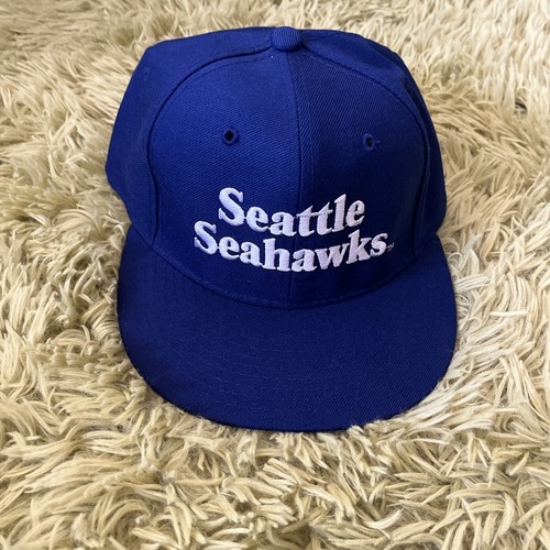NEW Vintage Rare Seattle Seahawks New Era Wool Blend Sports Hat Fitted Sz 7
