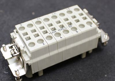 HARTING 5 Stück Buchseneinsatz HAN 6 HVES-F 09340062716 00 Kontakteinsatz