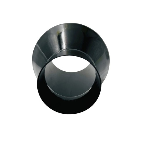 Fit DODGE RT SRT RAM 5in BIG BLACK EXHAUST TIP 2.5in INLET ANGLE CUT DOUBLE WALL - Picture 3 of 6