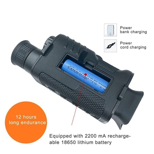 LG64 Infrared Night Vision Monocular 5X Zoom Day Night Dual 300m for Hunting - Picture 4 of 6