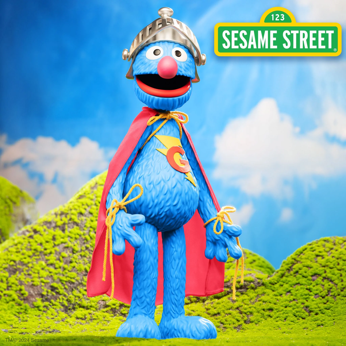 SUPER GROOVER The BOX-The Perfect Singl… Amazon.com: Super7 Supersize Sesame Street Super Grover - 17