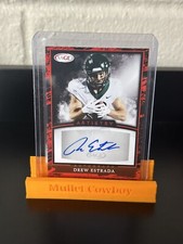 Drew Estrada Sage Artistry Red Parallel Autograph Card (2022)
