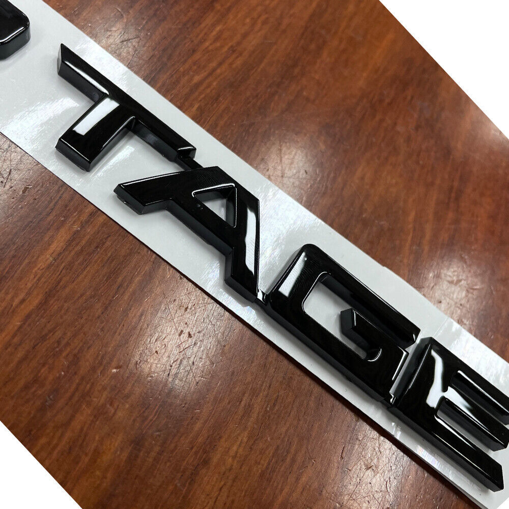 Black Edition Emblem Set For Kia Sportage 2017-2022 – Front Hood & Rear Tailgate
