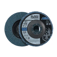 4-1/2" x 7/8" Black Hawk Zirconia Flap Discs T27 4.5" Sanding & Grinding Wheels