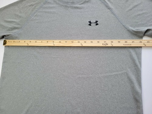 Under Armour Herren lose HeatGear kurzärmlig grau T-Shirt Medium - Bild 9 von 10