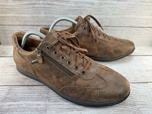 Baskets homme Mephisto Leon pointure 10 cuir marron zippé bas *portées une fois*